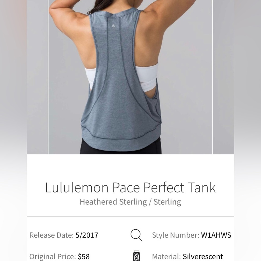 Lululemon Pace Perfect Tank - Picture 2 of 9